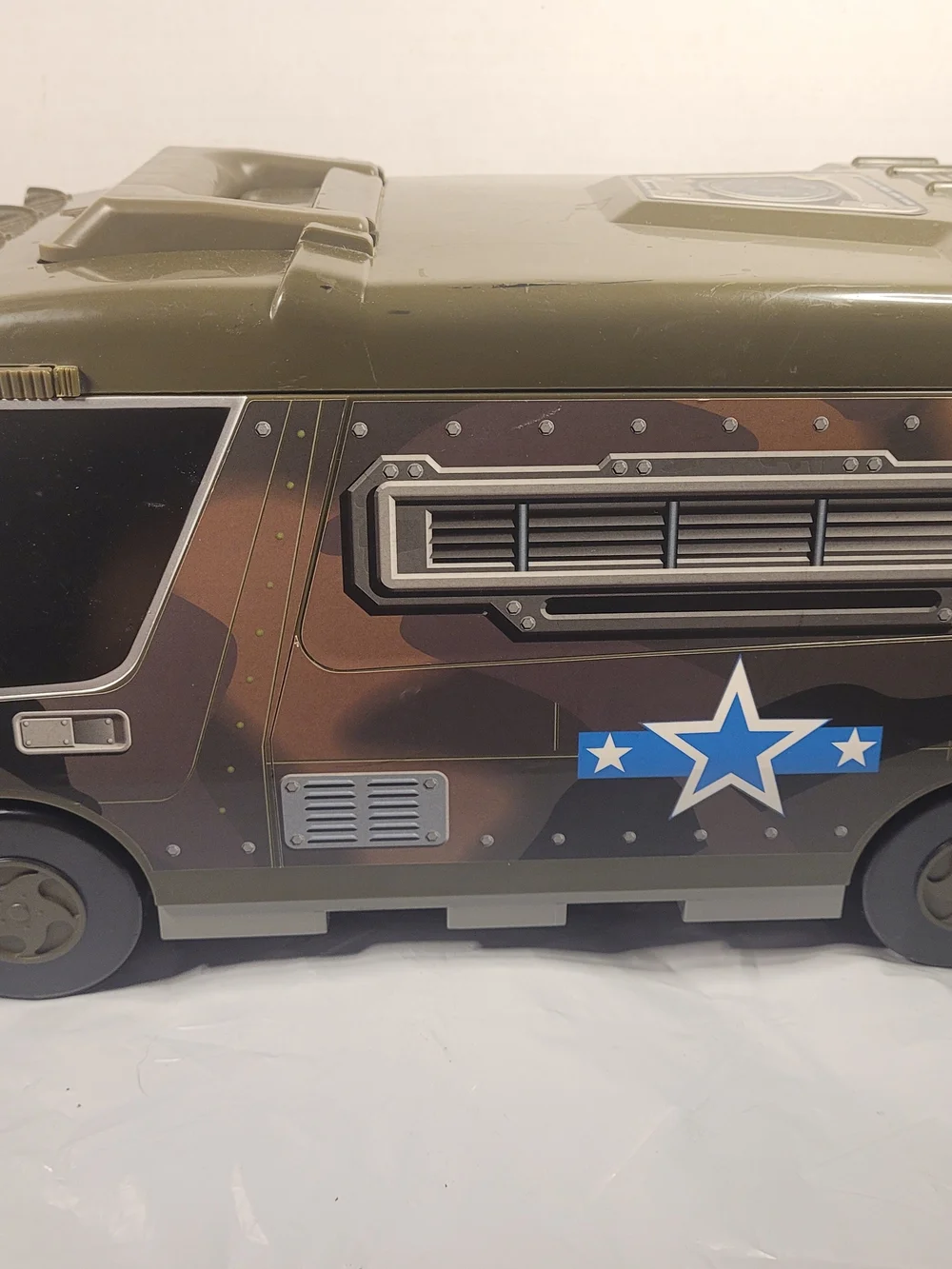 1991 Micro Machines Lewis Galoob Toys Military Super Van City Vintage